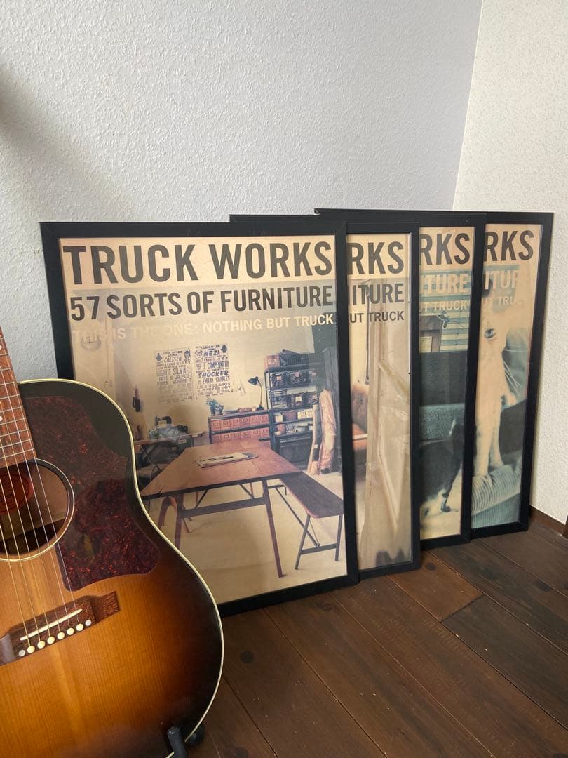 truckfurniture ポスター 額入りトラックファニチャー4枚セット