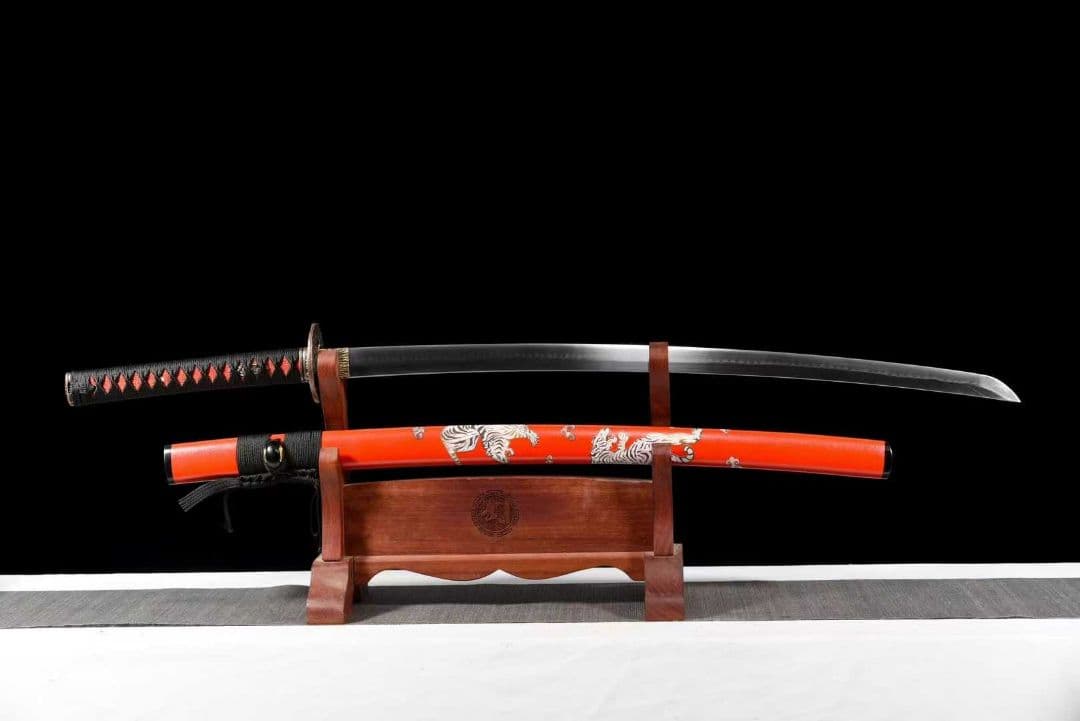 【剣歯虎】古兵器 武具 刀装具 日本刀　模造刀 居合刀 武士道 鑑賞用 美術刀