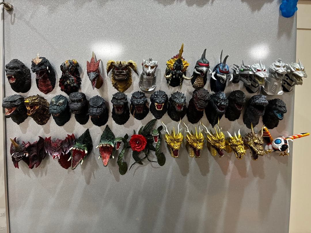 ゴジラヘッドマグネットゴジラ ４０個
