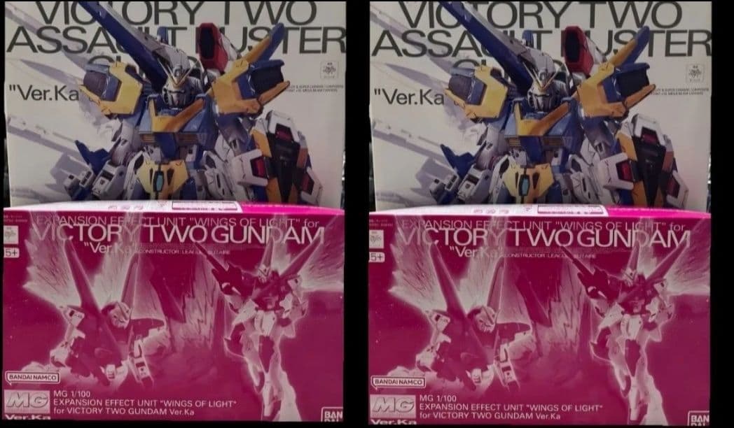 新品未組立2種×２箱セット　Ｖ２アサルトバスターガンダム Ver.Ka