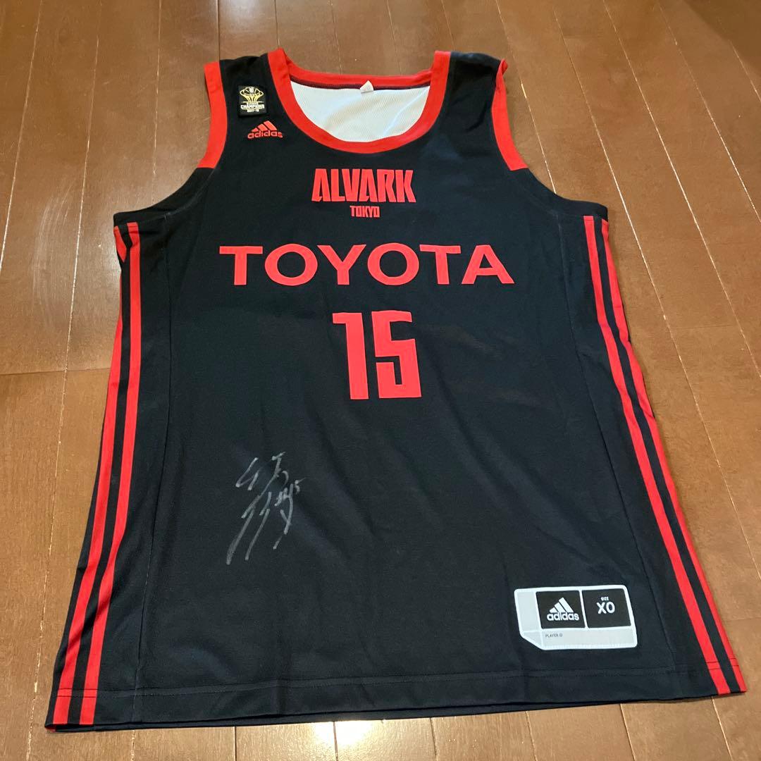 アルバルク東京　竹内譲次ユニフォーム サイン入り