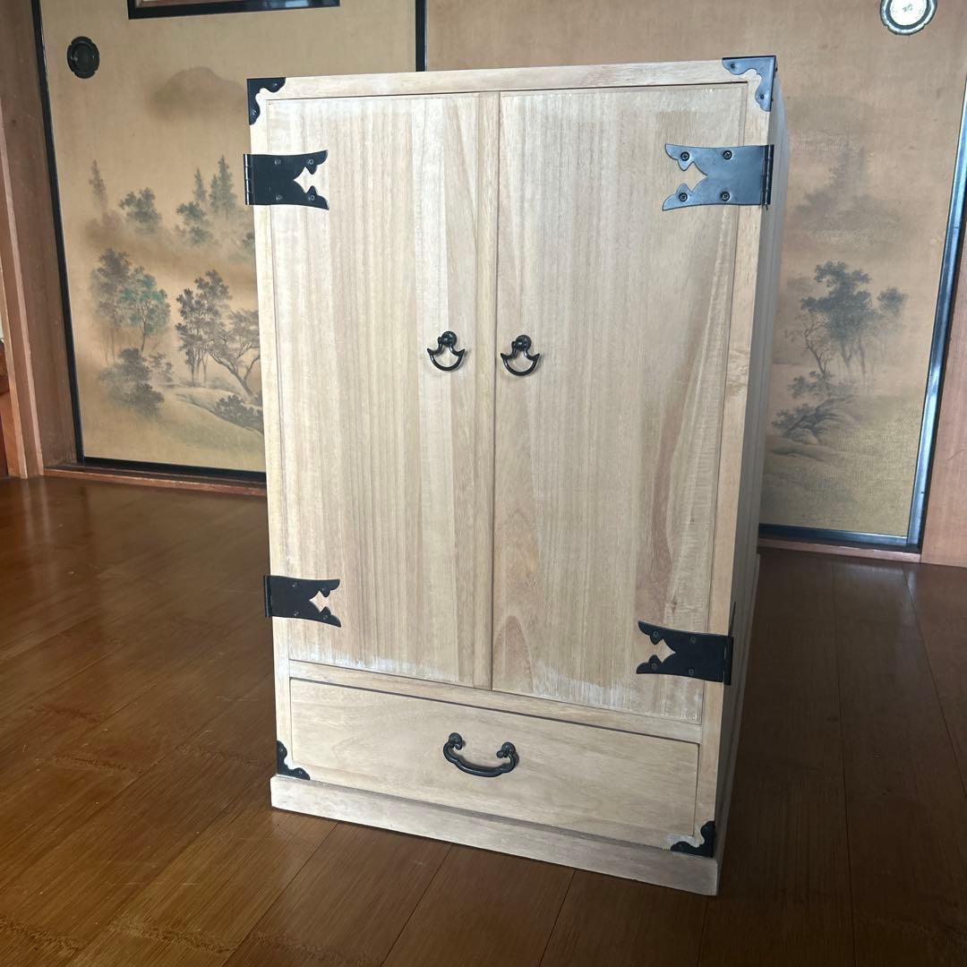 掛け軸用桐箪笥　掛け軸桐箪笥　掛軸箪笥　お茶道具
