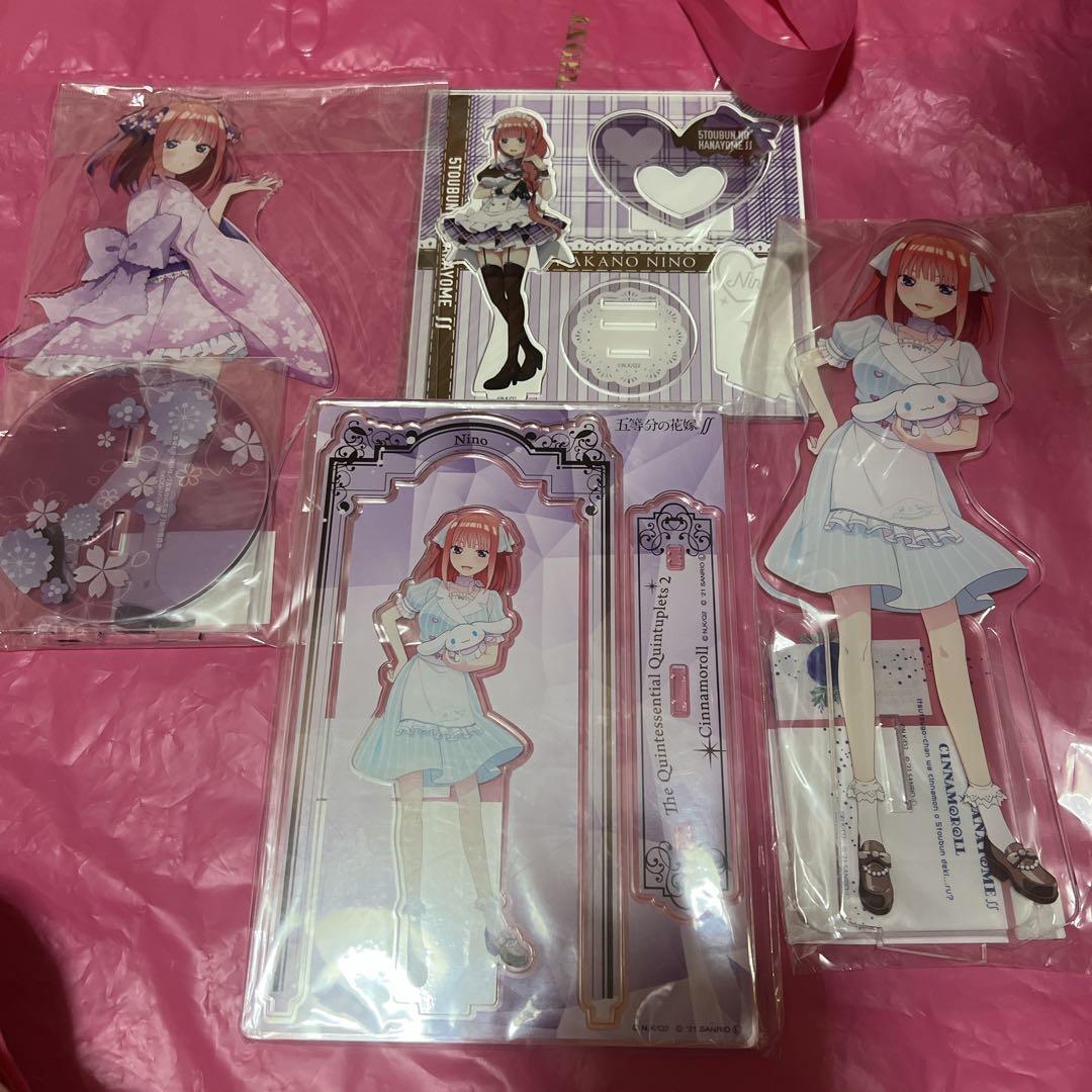 本日限定値下げ！中野二乃　アクリルスタンドセット　五等分の花嫁