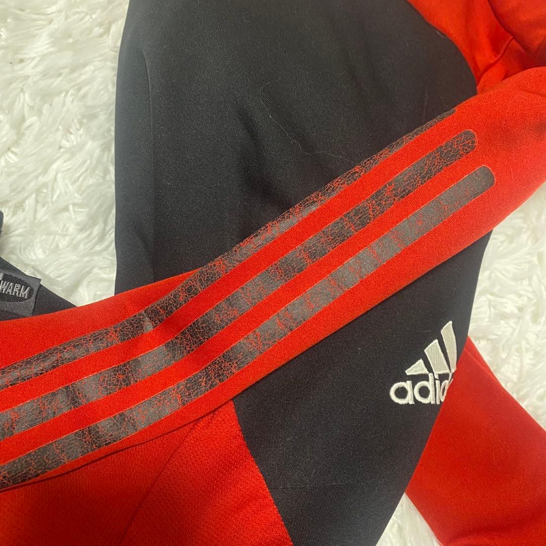 ACミラン adidas ハーフジップ トレーニングウェア Lサイズ上下セット