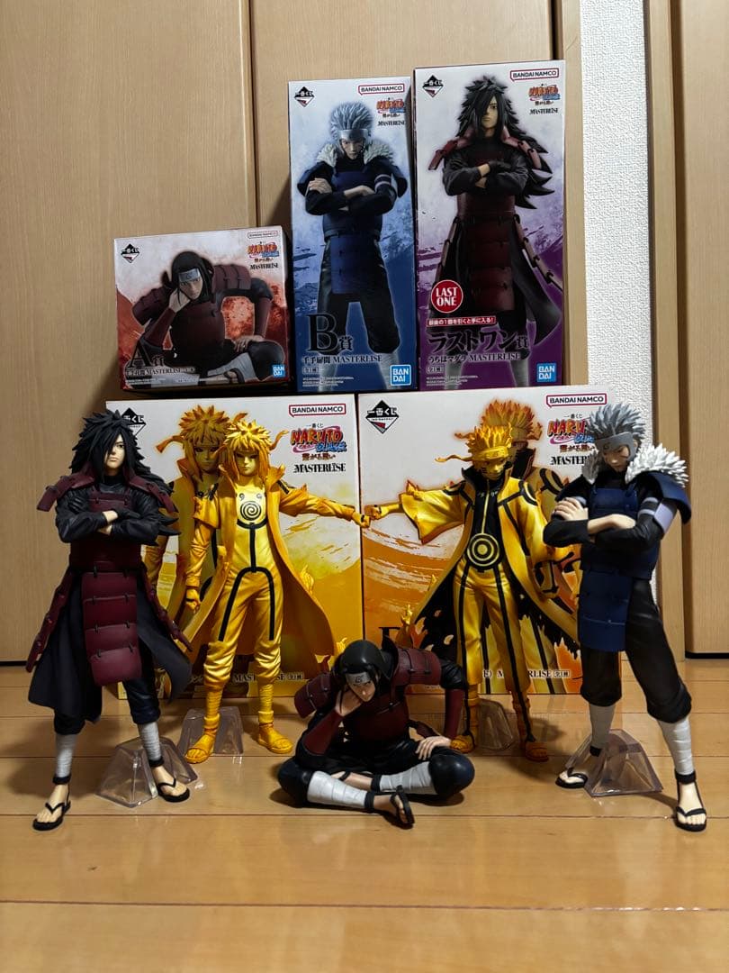 NARUTO 一番くじ 繋がる思い A.B.C.D ラストワン賞　セット