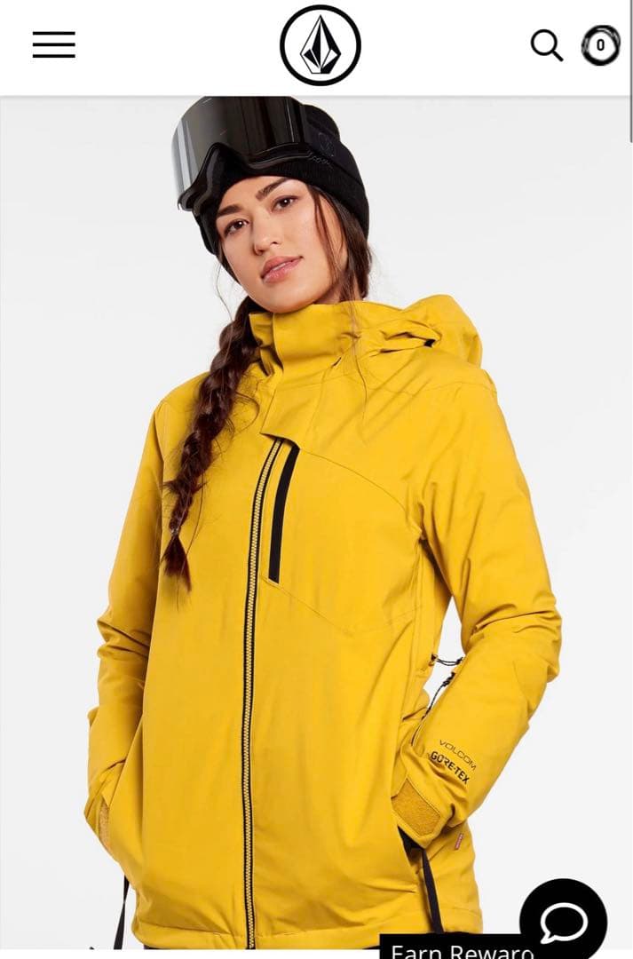 VOLCOM レディースMサイズ ，GORE-TEX ジャケット