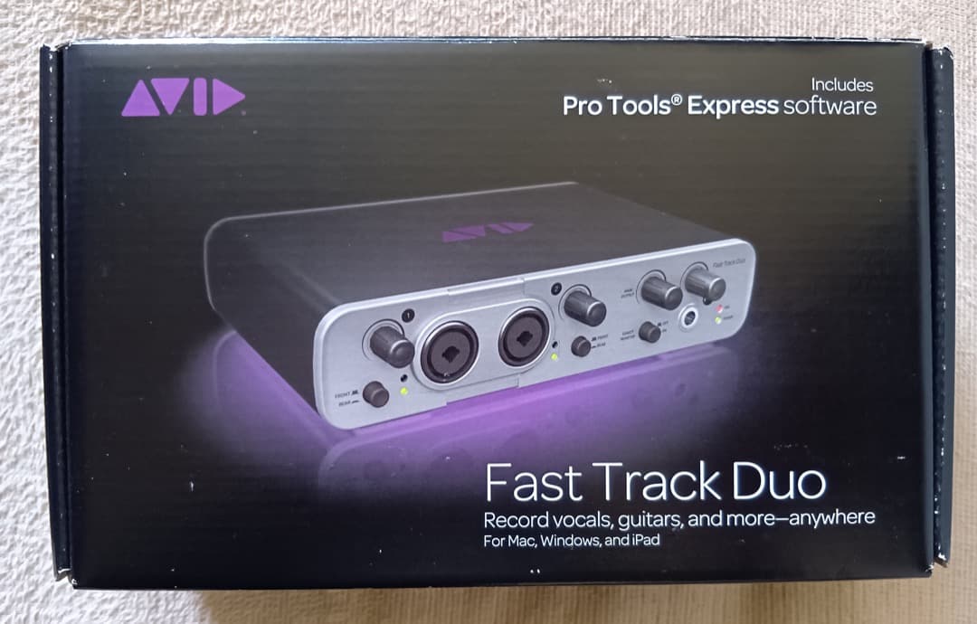 Avid・Fast Track Duo・未使用