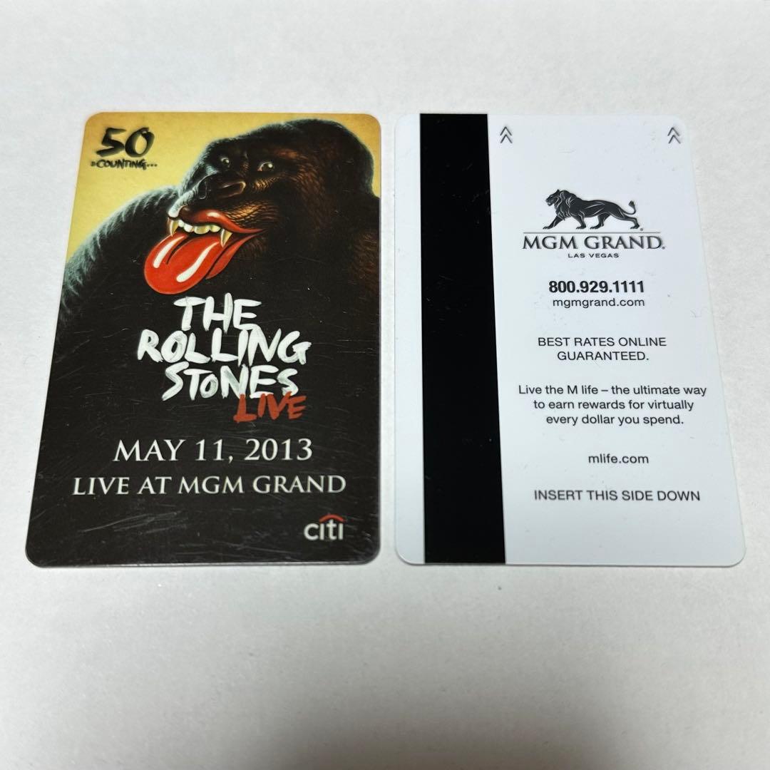 ローリングストーンズ 2013 MGM grand ルームキー