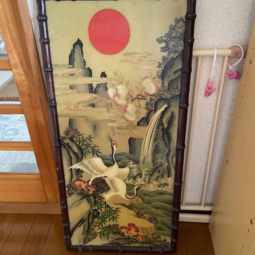 鶴　絵画