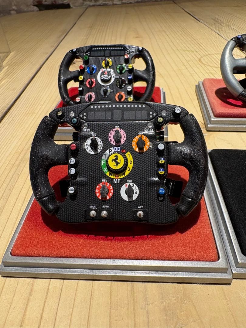 訳ありアマルガム1/4 F1ステアリング4台セット