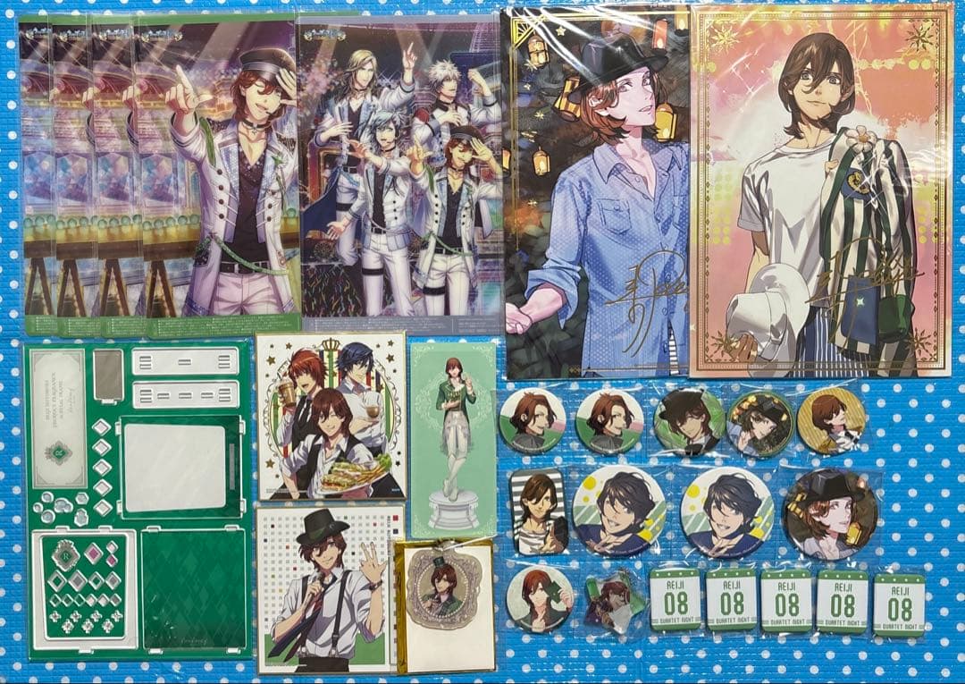 【超特価】うたプリ 寿嶺二 缶バッジ ポスター アクスタ うちわ まとめ売り