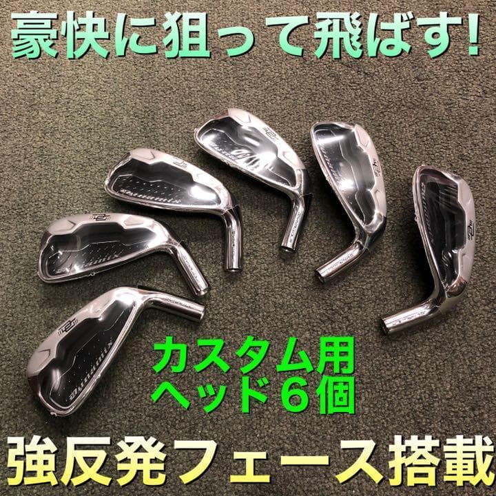 【ヘッド6個】強反発で飛ばす! ダイナミクス アイアン カスタム用ヘッド単品