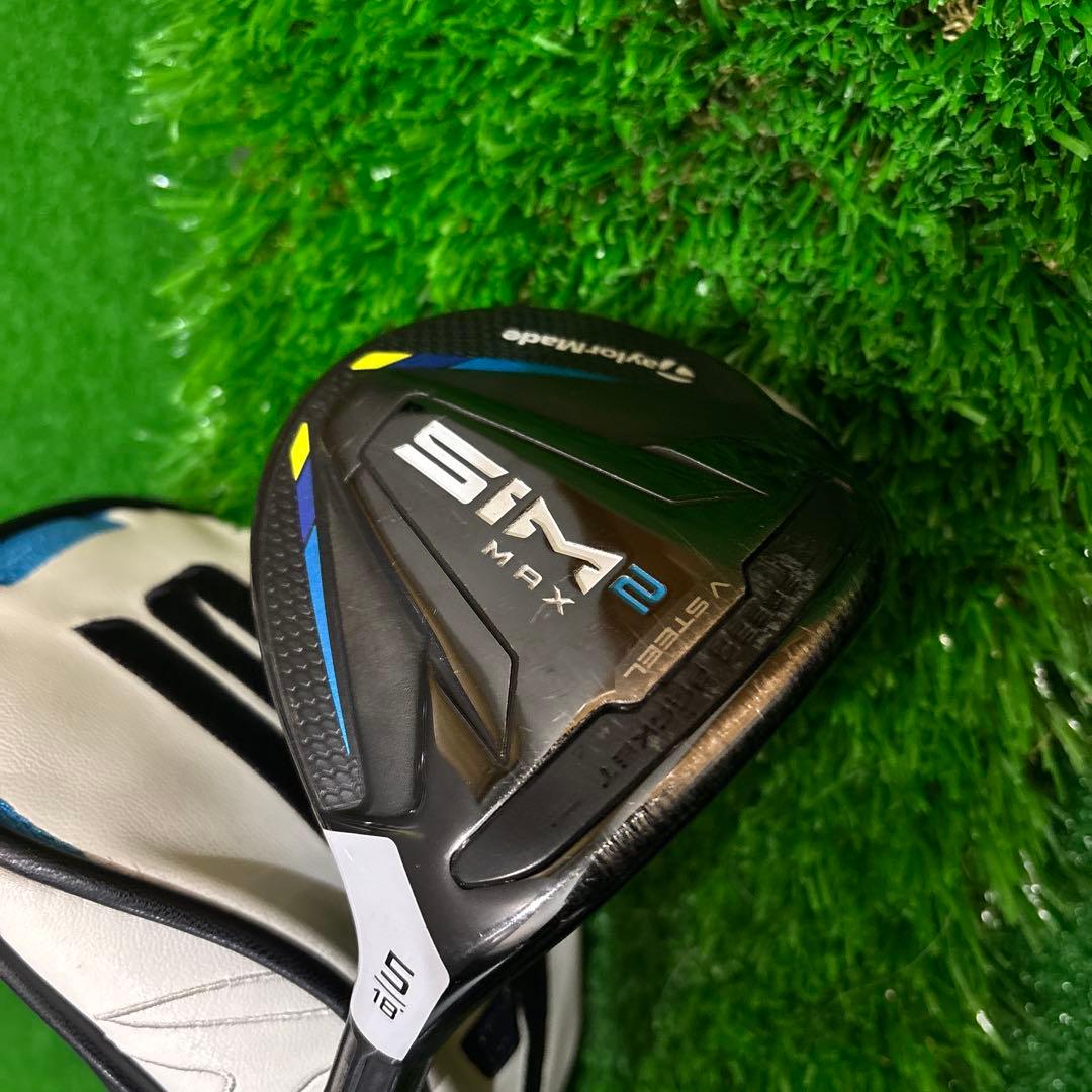 TaylorMade SIM2 MAX フェアウェイウッド　５Ｗ/18