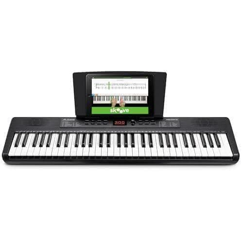 AAlesis キーボード ピアノ 61鍵盤 スピーカー内蔵 ポータブル 初心者