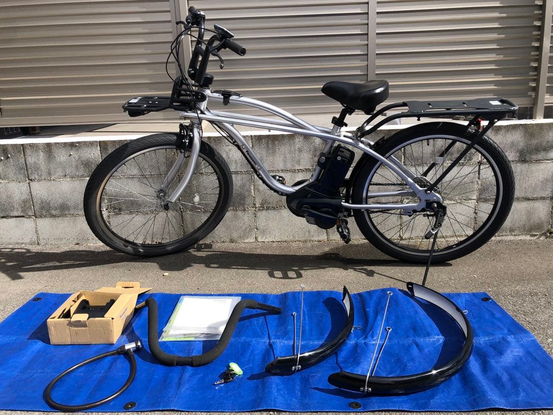 引き取り限定　パナソニック　BP02 ビームス　シルバー　電動アシスト自転車
