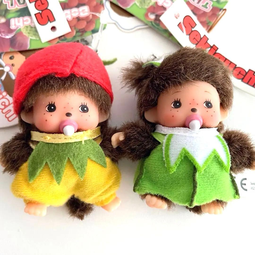 レア トロピカルフルーツ ベビチッチ モンチッチ ぬいぐるみ 新品 平成レトロ