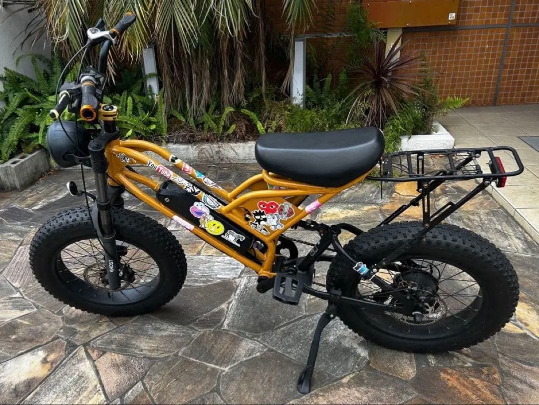 CYCOO GHOST電動アシスト自転車 カスタム多数　イエロー