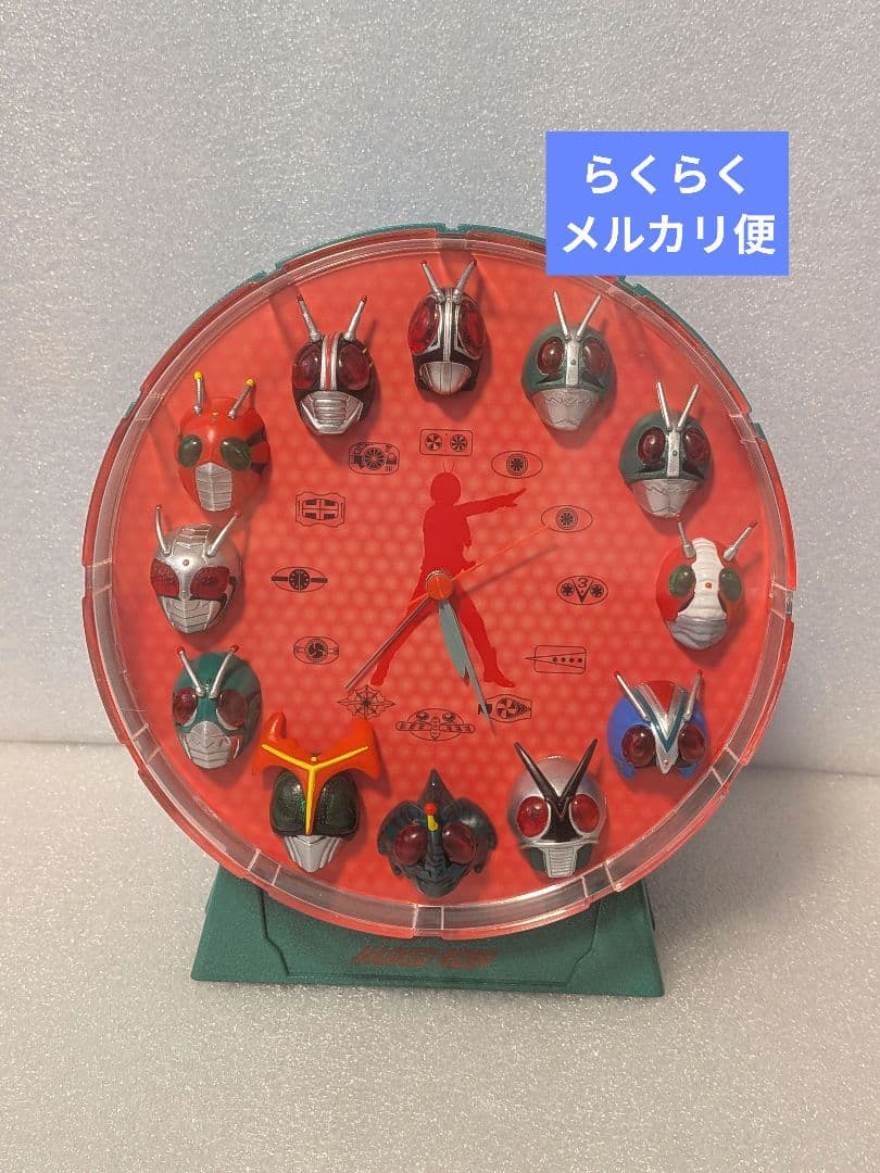 仮面ライダー 40周年記念 目覚まし時計 昭和ライダー