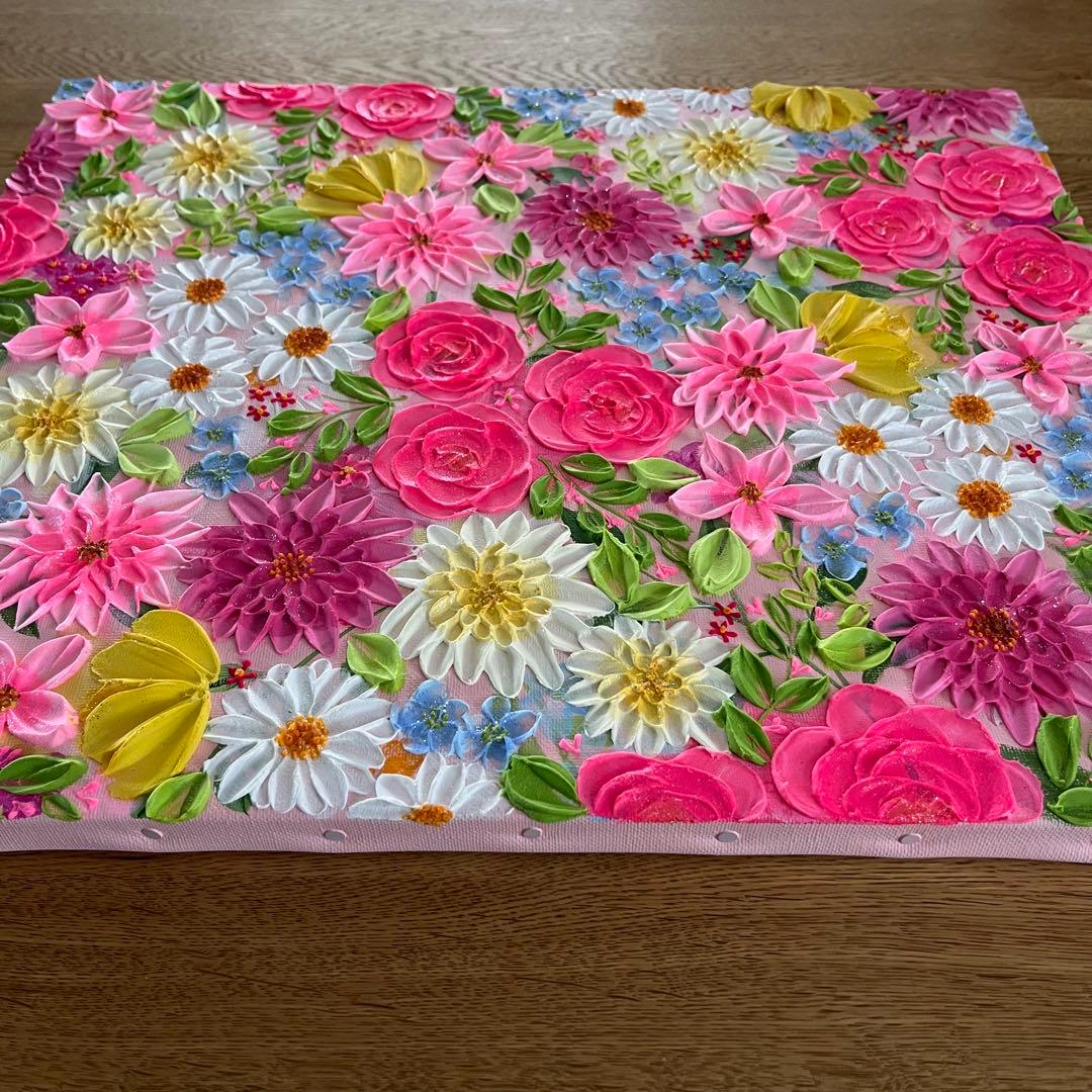 花の絵 花柄 ボタニカルアート 絵画 ガーデニング 庭 花 フラワー