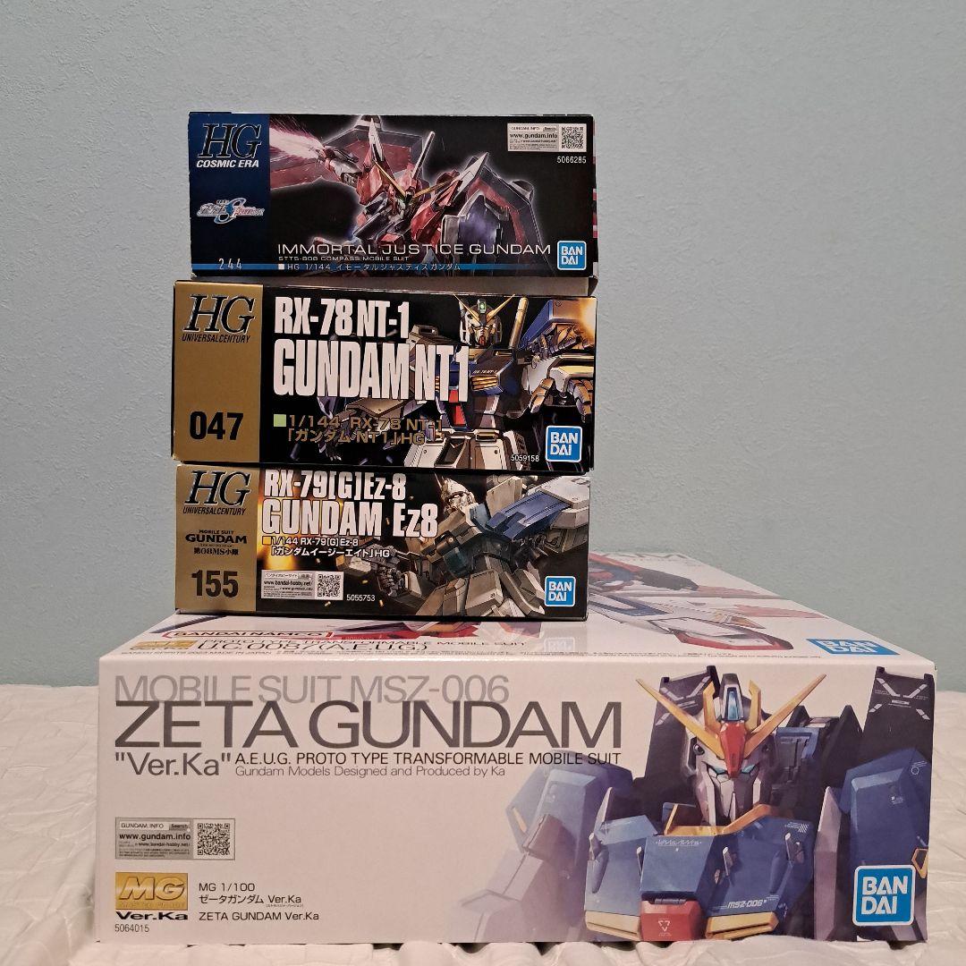 タ*ロ様 ガンプラ　MG Zガンダム Ver.Ka ＋ HG3点 まとめ売り