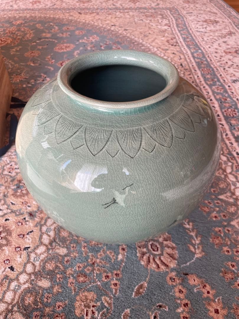 青磁花瓶