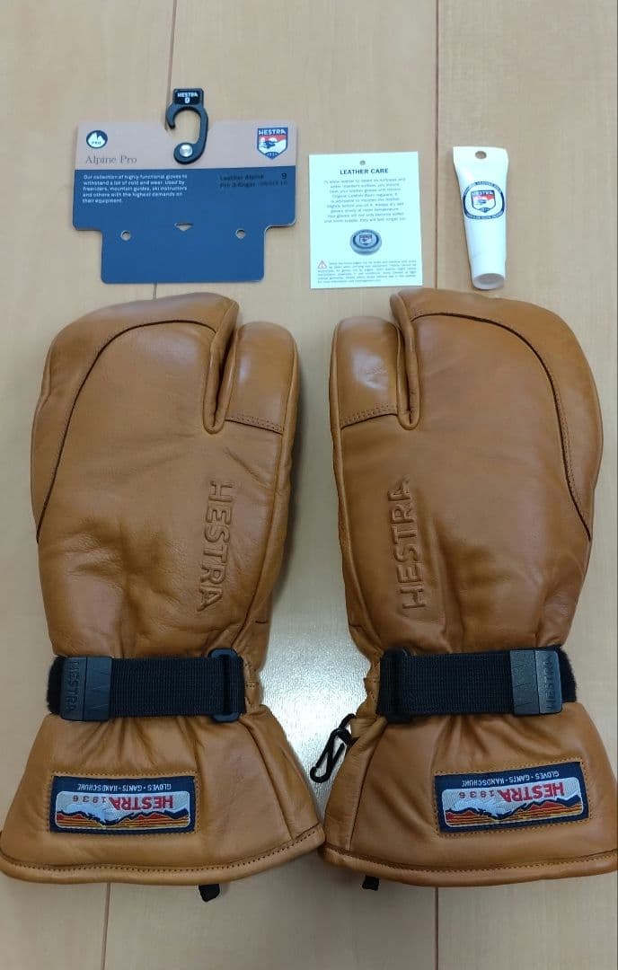 HESTRA ヘストラ 3-Finger Full Leather　グローブ