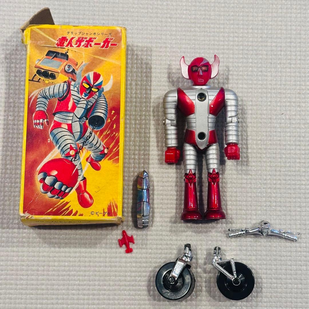 電人ザボーガー 超合金 昭和レトロ ヴィンテージ マッハバロン バイク 箱あり
