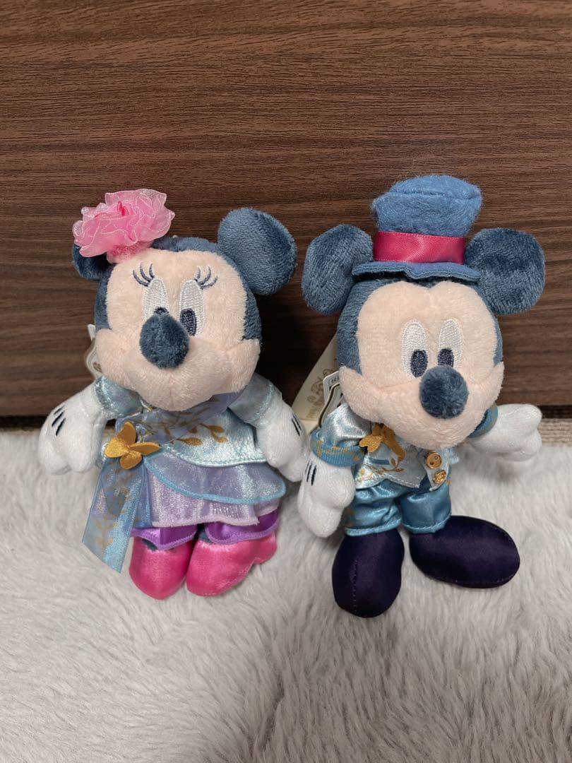 ファンタジースプリングスホテル　ぬいぐるみバッジ　マスコット　ミッキーミニー