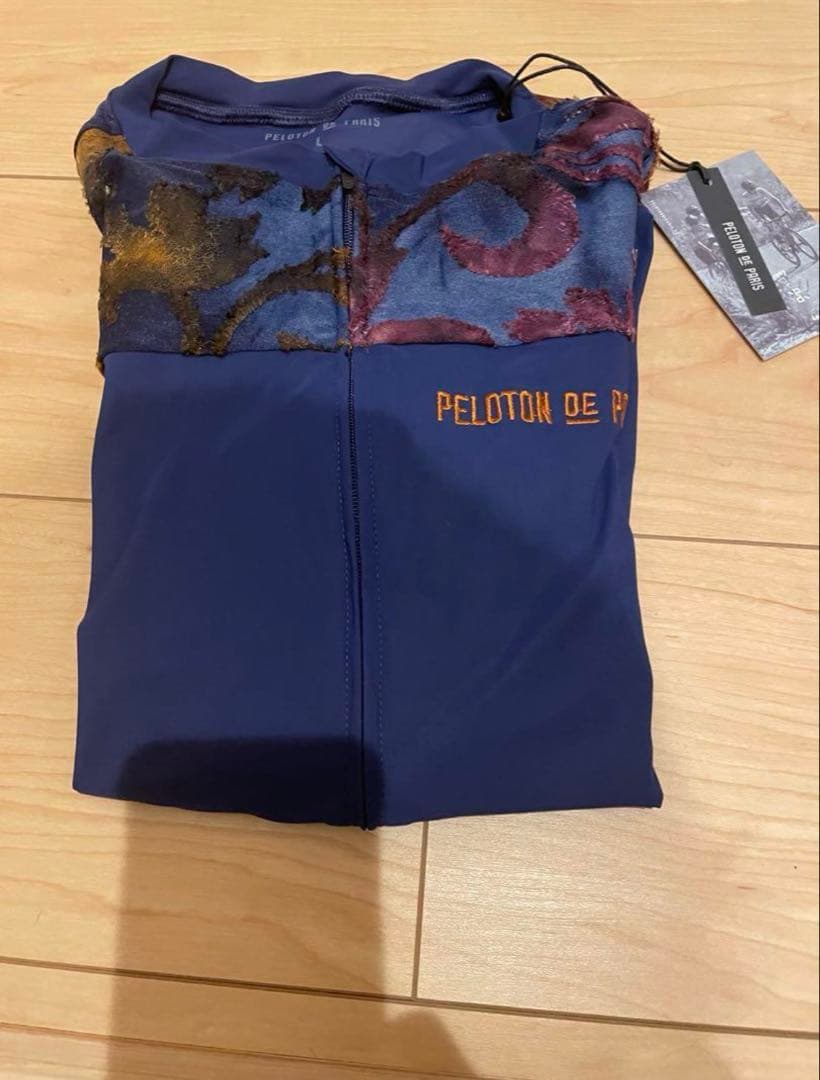 PELOTON DE PARIS サイクルジャージ ネイビー