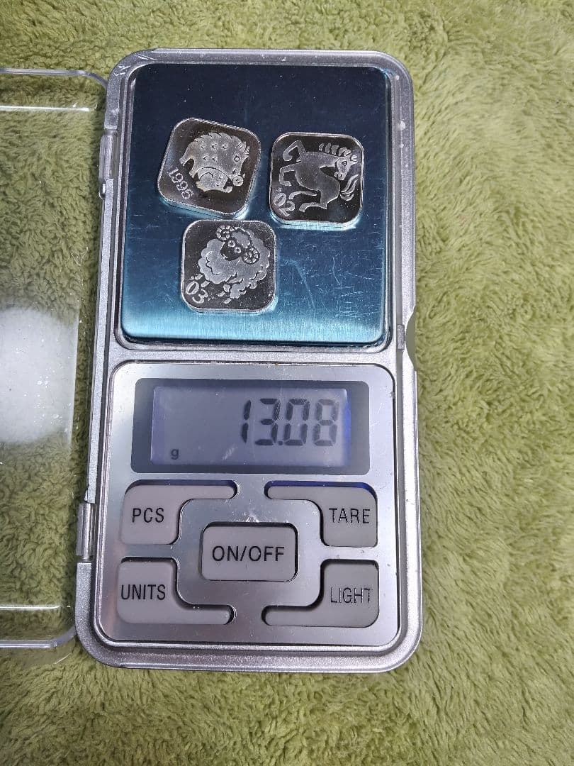 hab029 純銀 銀メダルセット 猪 馬 羊、3枚 13.08gr 非硬貨
