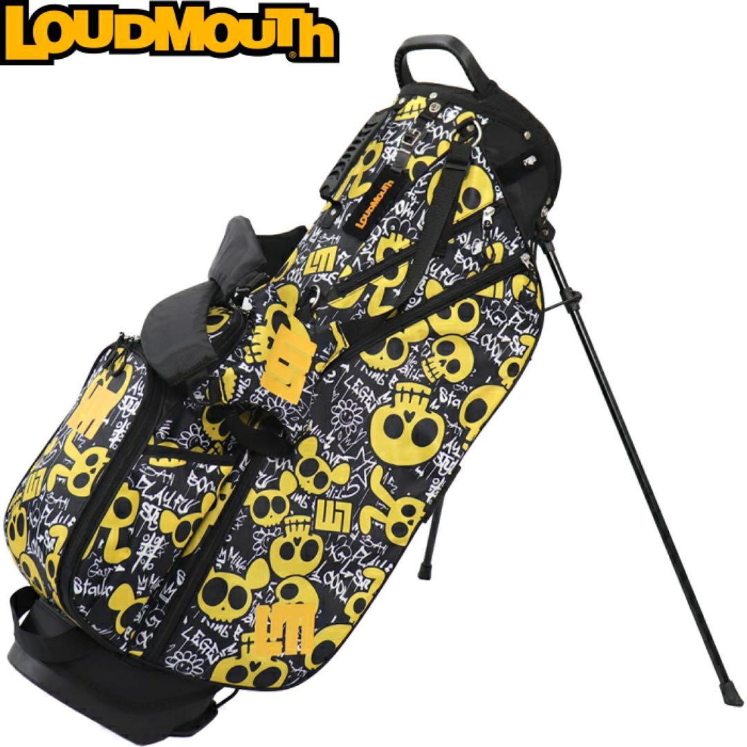 【新品】ラウドマウス キャディバッグ 8.5型 （413）アニマルスカルズ