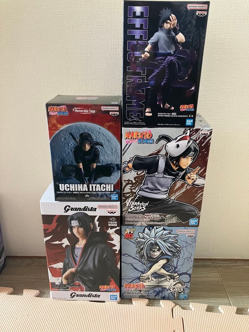 Naruto 疾風伝　うちはイタチ　うちはサスケ　フィギュア　まとめ売り