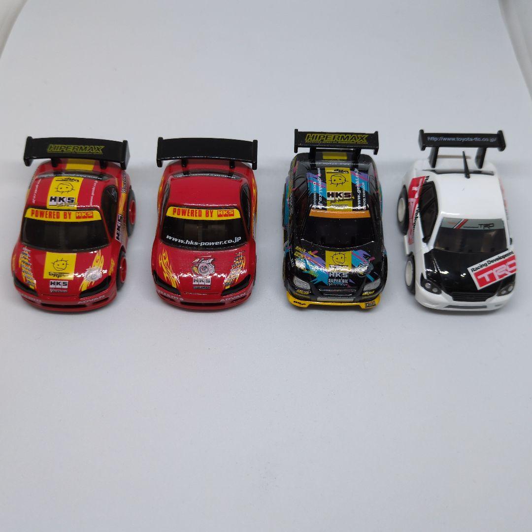 【 チョロＱ 】 ４台セット シルビア アルテッツァ ＨＫＳ ＴＲＤ 開封済