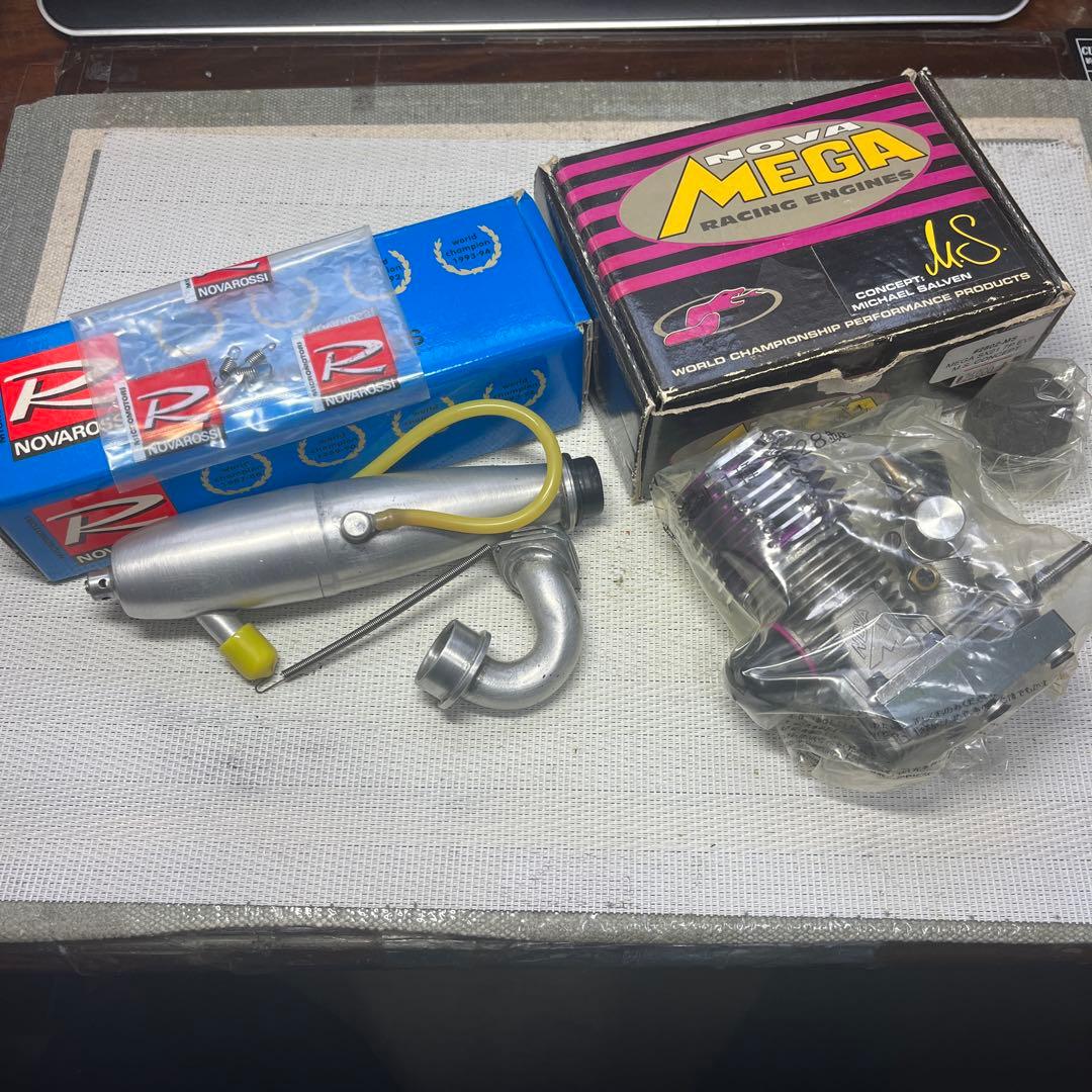 NOVA MEGA SX21 7P EVO5 マフラー付き　エンジンセット