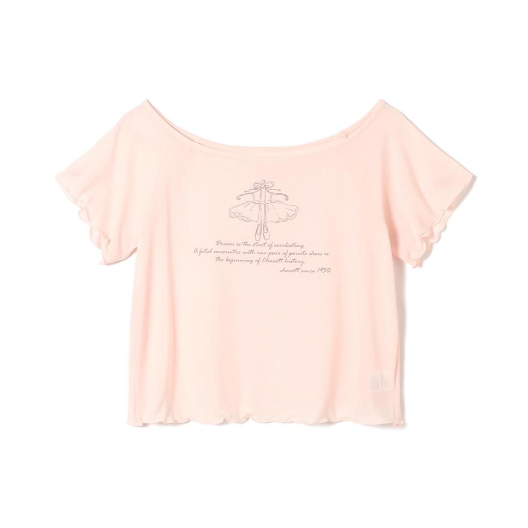 【人気】チャコット　Tシャツ　ピンク　バレエ　ヨガ