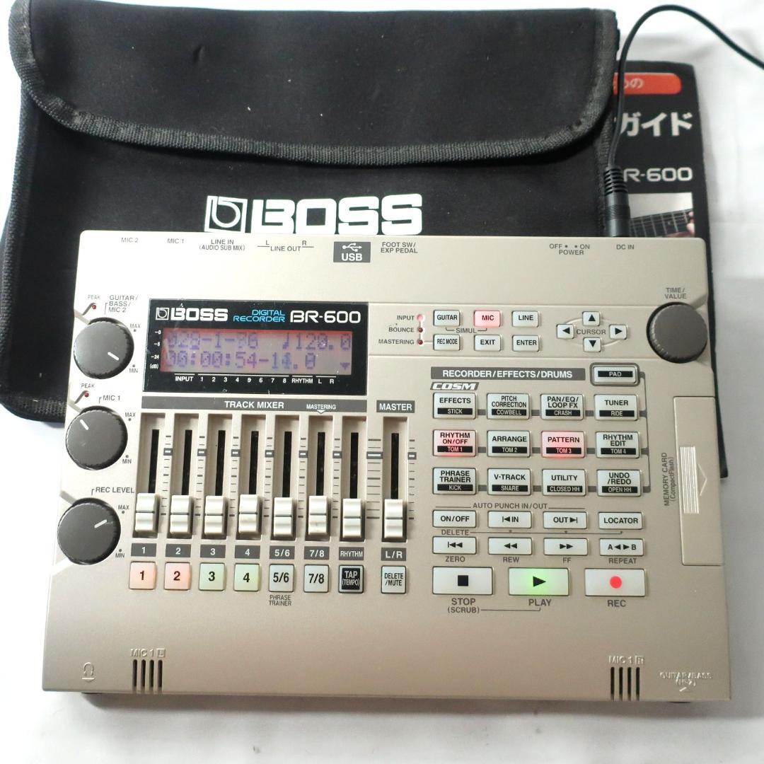 BOSS BR-600 マルチトラック レコーダー SDカード 電源ケーブル付属