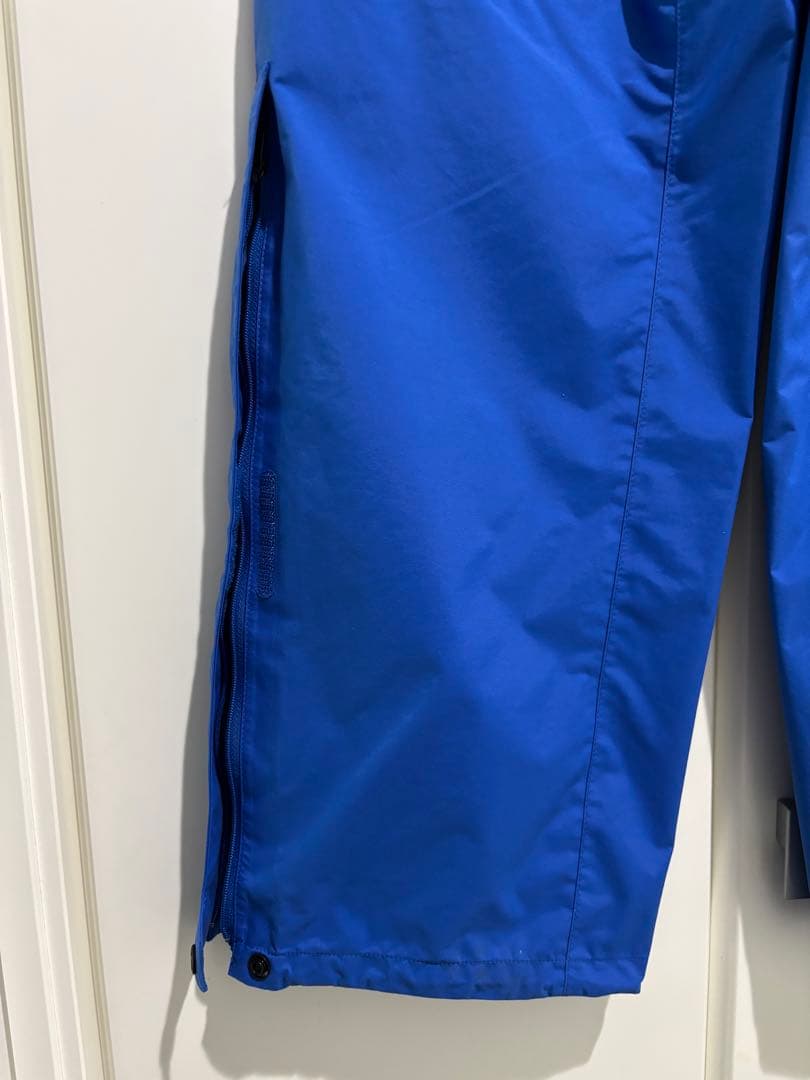 THE NORTH FACE フード付きレインウェア 青 上下セット