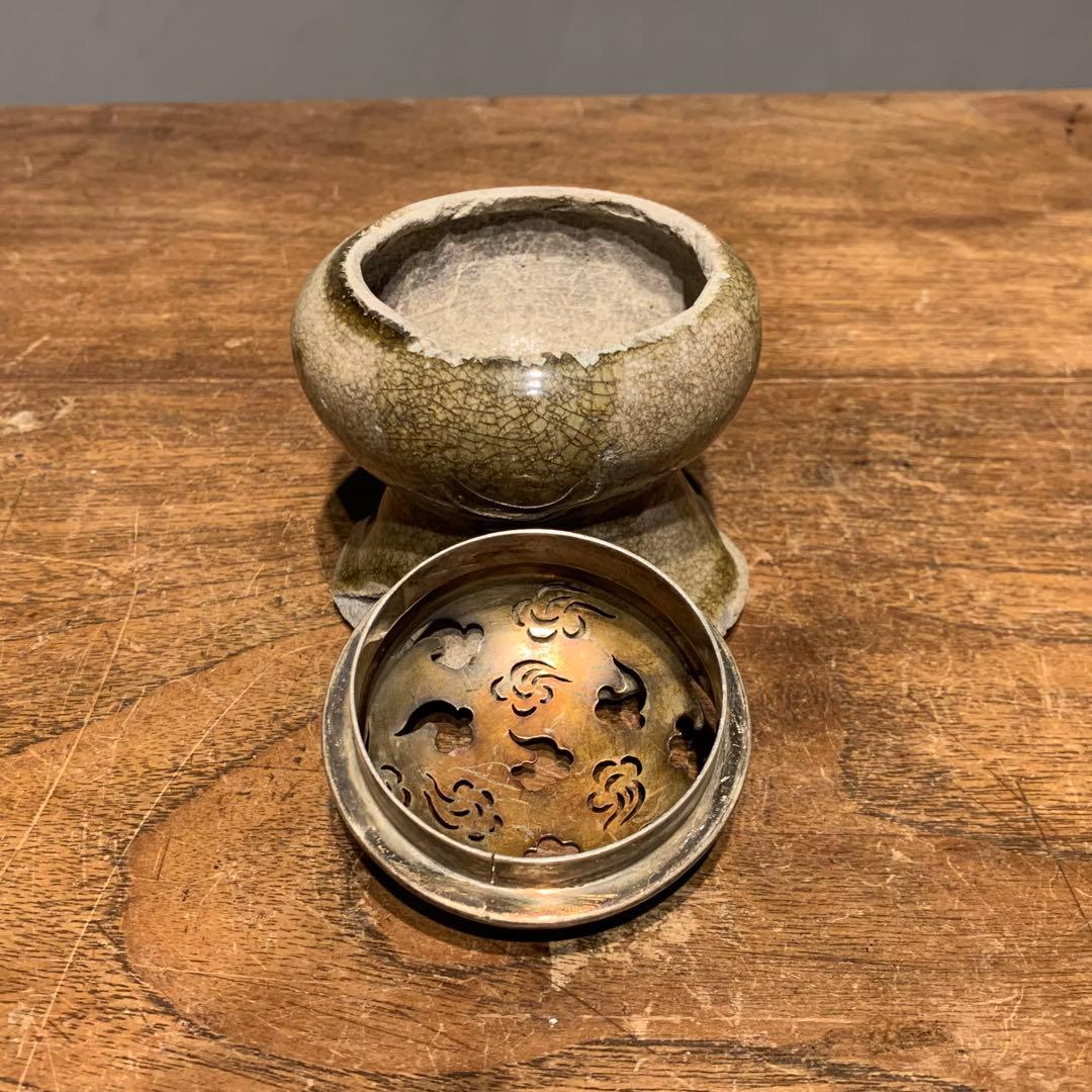 古瀬戸 瓶子 残欠 香炉 酒器 古美術 古道具 アンティーク