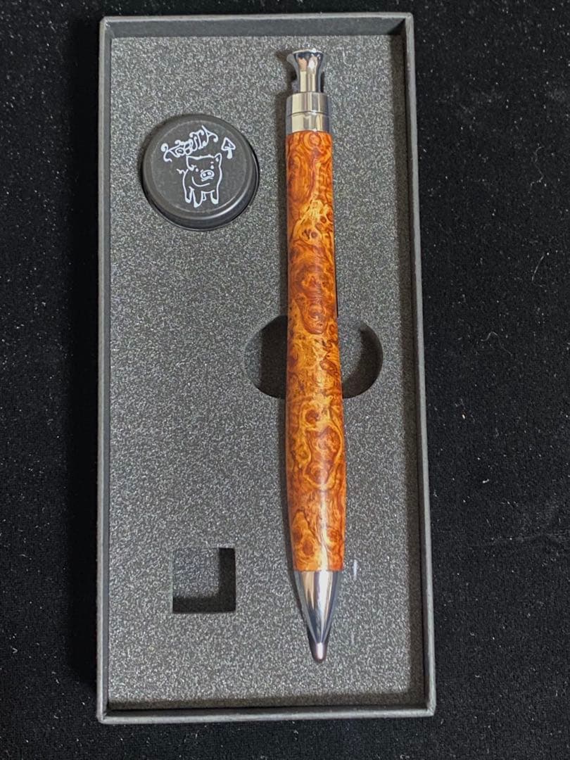 ④こぶた工房 シャープペンシル 極上花梨瘤0.5mm