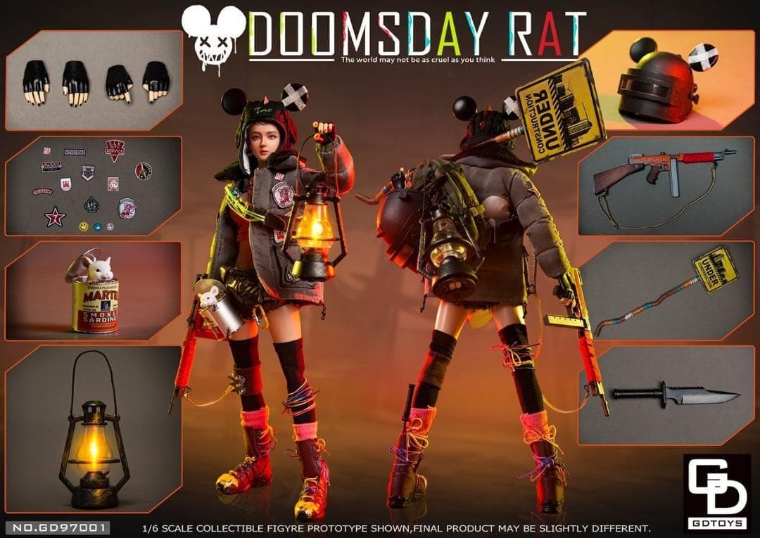 GDTOYS Doomsday Rat GD97001 ネズミ 1/6フィギュア