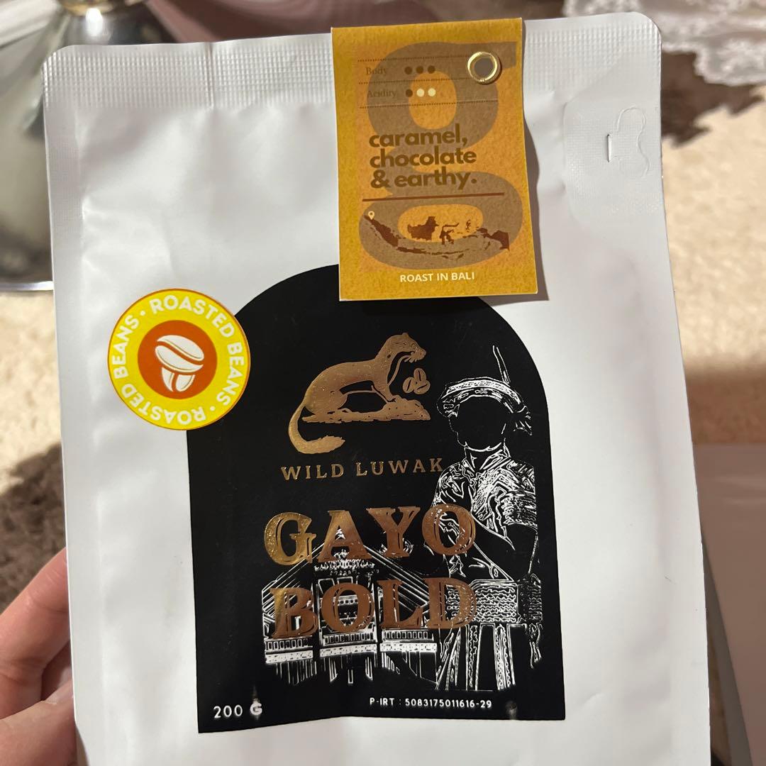 Wild Luwak Gayo Bold コーヒー豆200g ルアックコーヒー