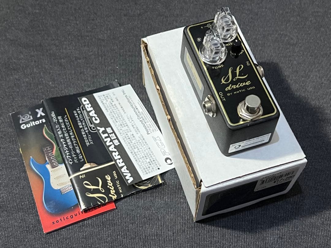 1 Xotic SL drive オーバードライブ