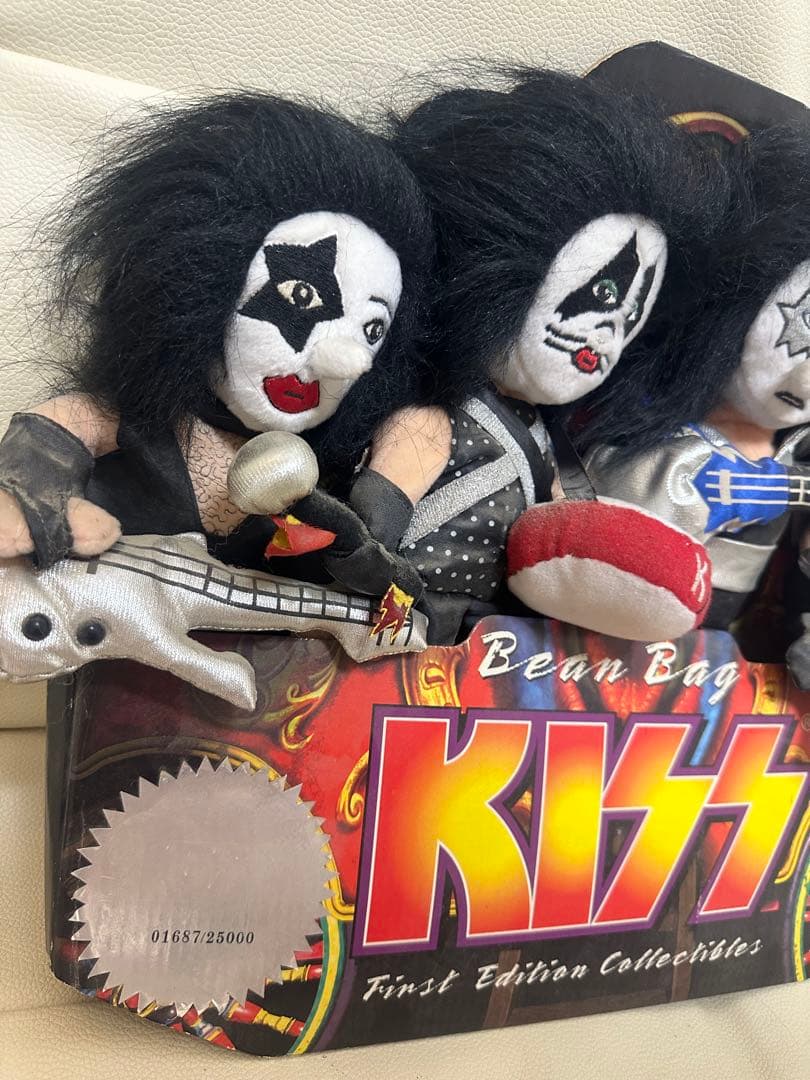 KISSレア希少1999年製 バンドメンバー ぬいぐるみ4体セット