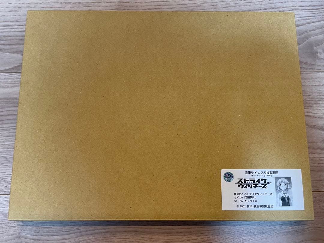 ストライクウィッチーズ 門脇舞衣さんの直筆サイン入り複製原画　サーニャ