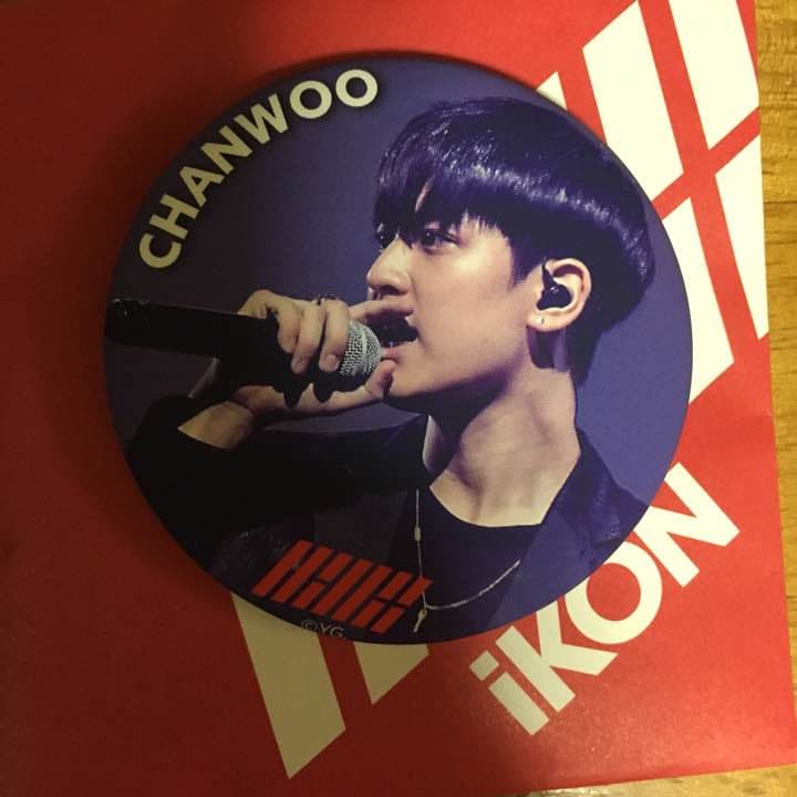 iKON チャヌ ヘアゴム 缶バッチ