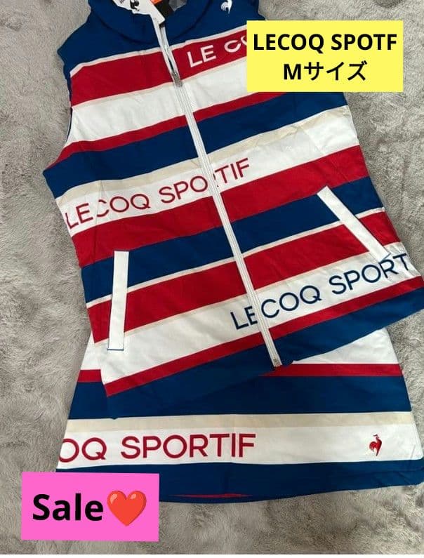 期間限定Sale❤LECOQ SPORTIF ストライプ ベスト スカートセット