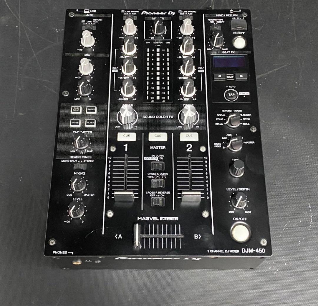 【美品】Pioneer DJM-450 DJミキサーSL-1200