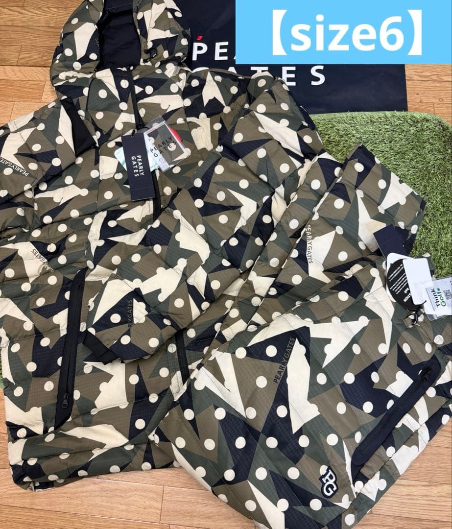 ¥90,200新品パーリーゲイツ中綿セットアップ撥水保温防水ブルゾンパンツ真冬に