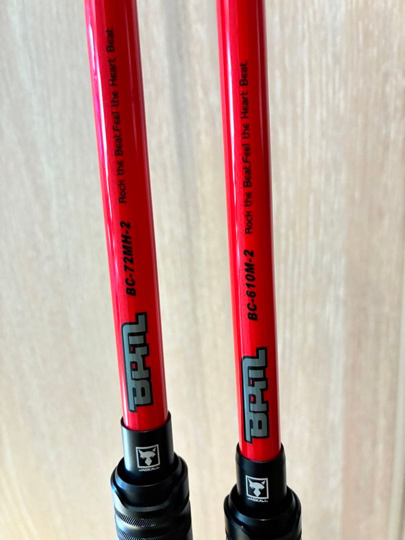 ニ*ス様 JACKALL カスタムロッド BC-72MH-2 & BC-610M