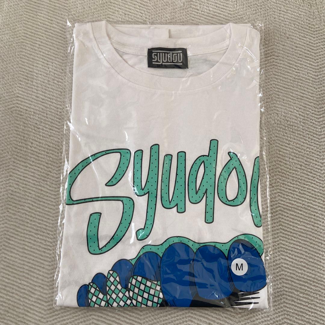 syudou 我武者羅 コンセプト Tシャツ White M Sumi M